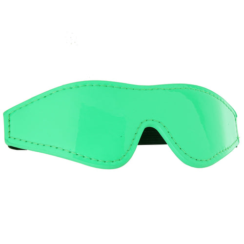 Electra Play Things Blindfold in Neon Green