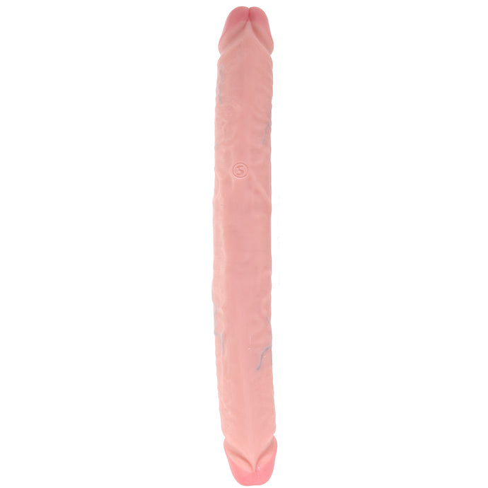 RealRock Thick Double Ended 14 Inch Dildo in Light