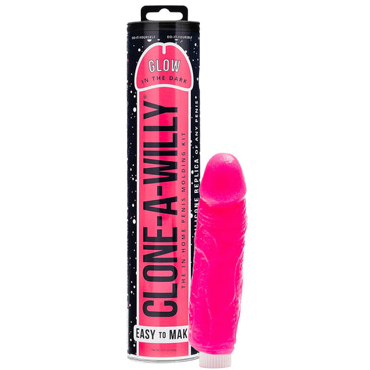 Clone-A-Willy Glow in the Dark in Hot Pink