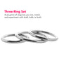 Stainless Steel 3 Piece Cock Ring Set