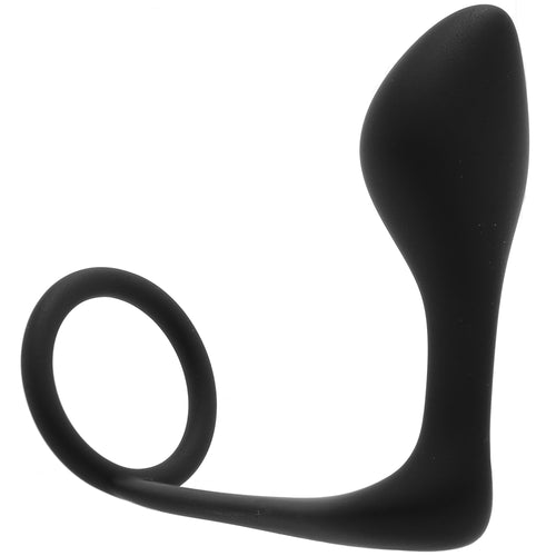 Cock Ring with P-Spot Plug