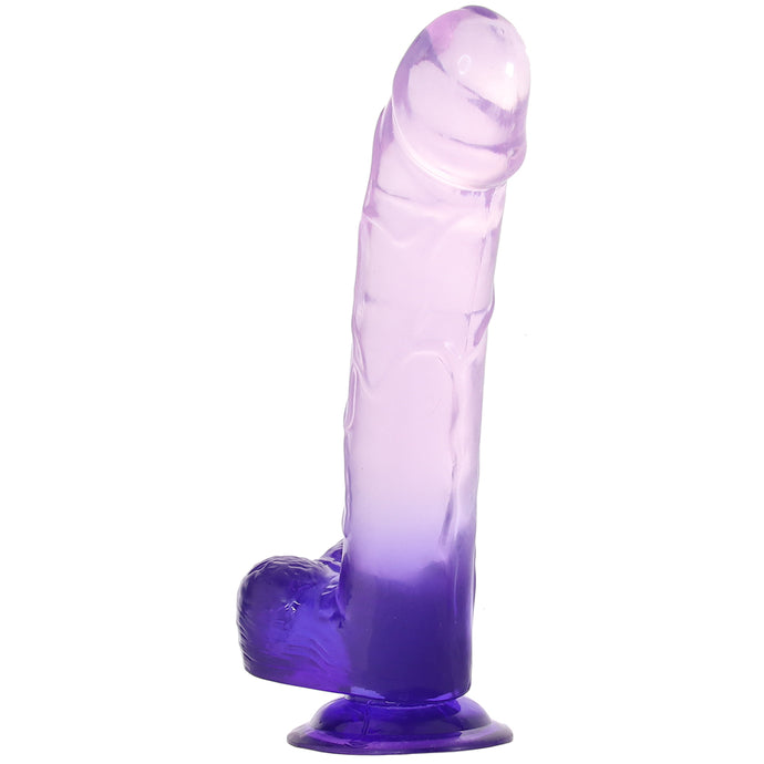 King Cock 9 Inch Ballsy Dildo in Purple