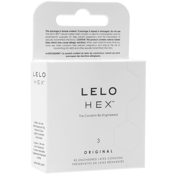 Lelo Hex Original Condoms 3-Pack