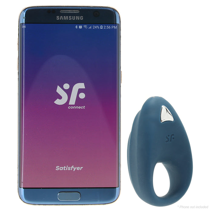 Satisfyer Powerful One Ring Vibe in Blue