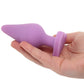 Candy Hearts F**k Me Medium Butt Plug in Purple