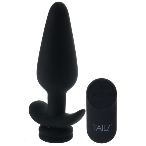 Tailz Snap-On Silicone Remote Anal Vibe in Large