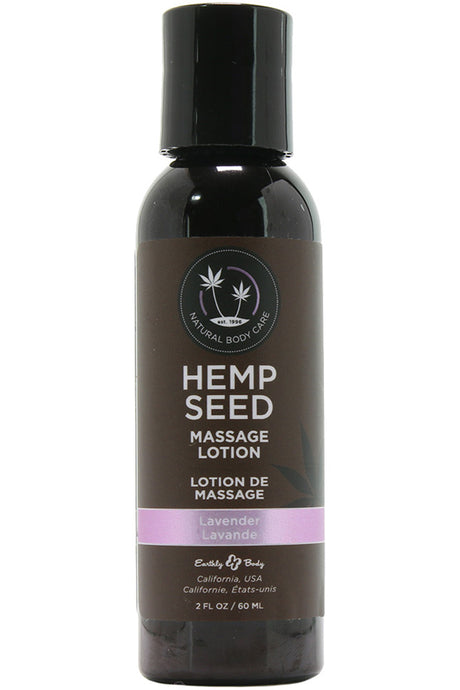 Hemp Seed Massage Lotion 2oz/60ml in Lavender