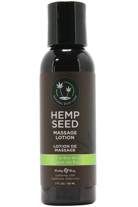 Hemp Seed Massage Lotion 2oz/60ml in Naked in the Woods