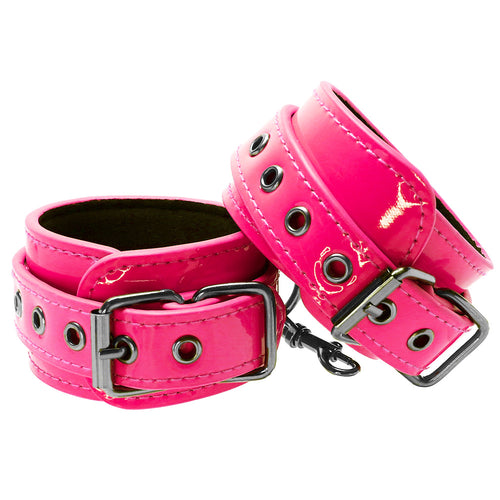 Electra Play Things Wrist Cuffs in Neon Pink