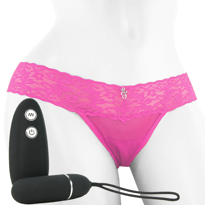 Wireless Remote Vibrating Pink Panties /L