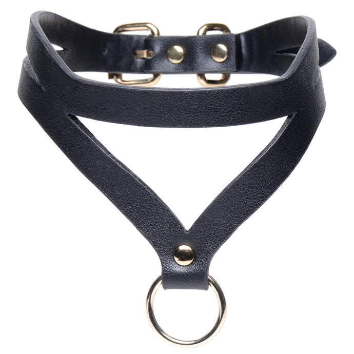 Master Series Bondage Baddie Collar and O-Ring
