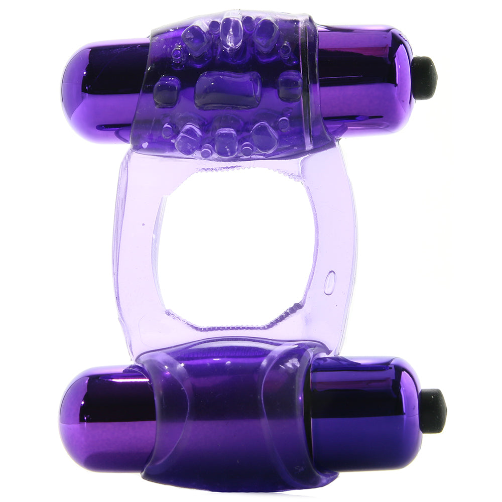 Duo-Vibrating Super Ring in Purple