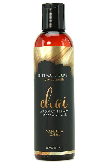 Chai Vegan Massage Oil in 4oz/120ml in Vanilla Chai
