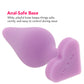 Candy Hearts F**k Me Medium Butt Plug in Purple
