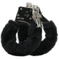 Furry Hand Cuffs in Black