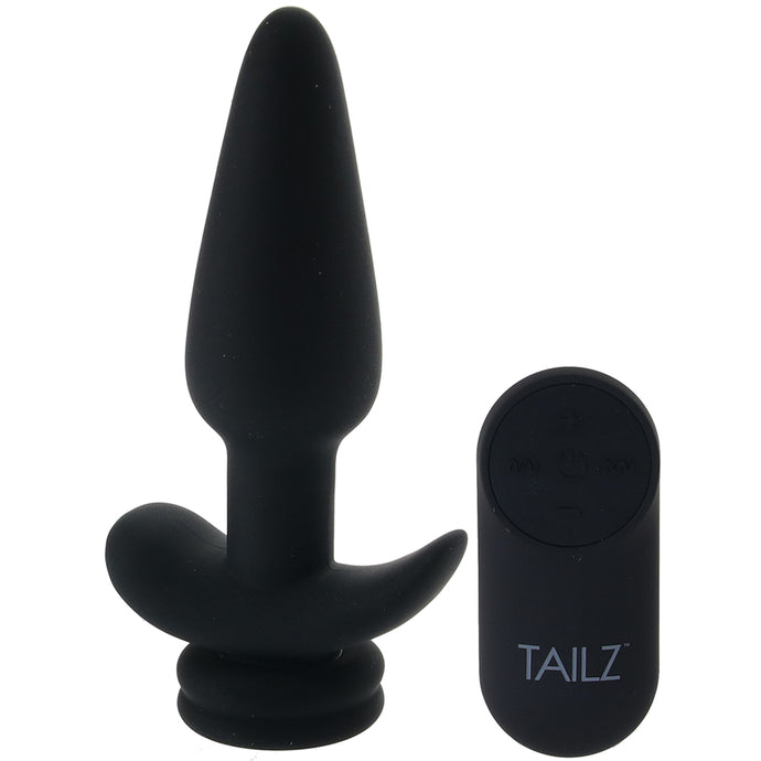 Tailz Snap-On Silicone Remote Anal Vibe in Small