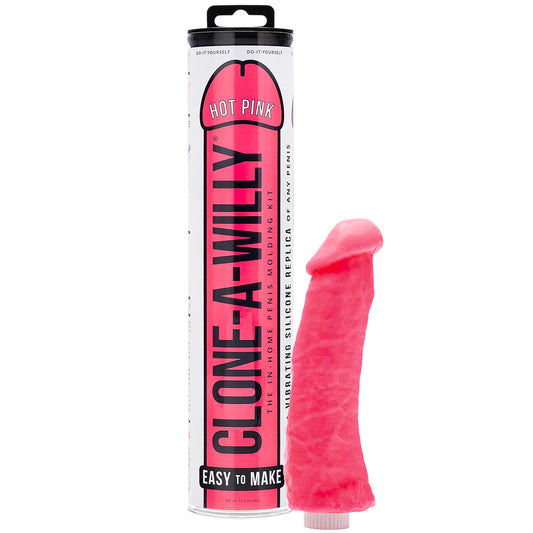 Clone-A-Willy Vibrator Kit in Hot Pink