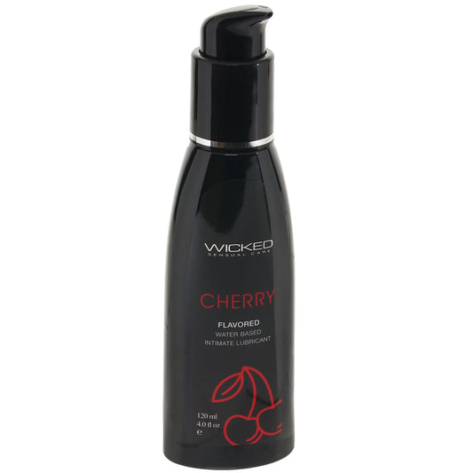 Aqua Flavored Lube 4oz/120ml in Cherry