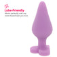 Candy Hearts F**k Me Medium Butt Plug in Purple