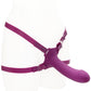 ME2 Rumbler Vibrating Silicone Strap-On in Purple