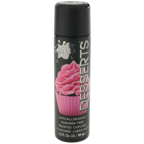 Desserts Flavored Lube 3oz/89ml in Frosted Cupcake