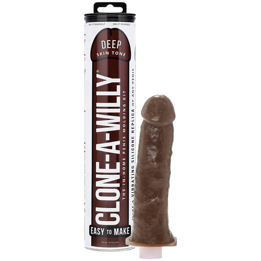 Clone-A-Willy Vibrator Kit in Deep Skin Tone