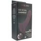 ME2 Rumbler Vibrating Silicone Strap-On in Purple