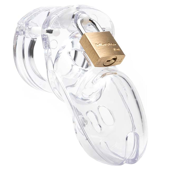 CB-3000 Clear Male Chastity Device in 3 Inch